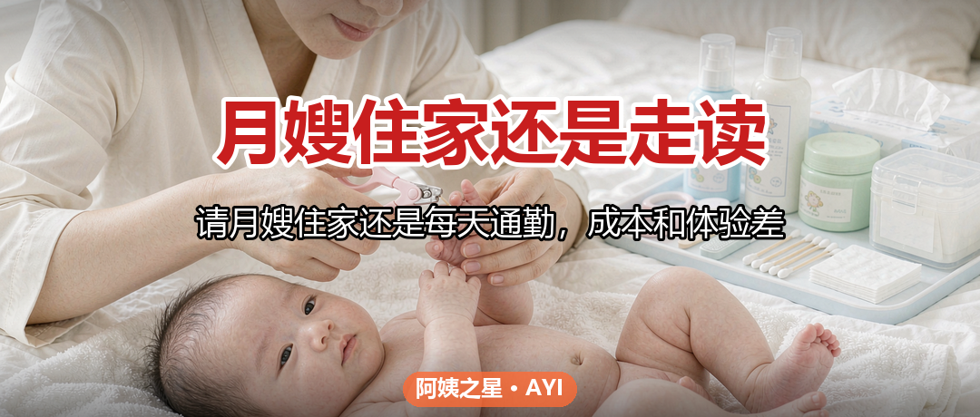 月嫂住家还是走读：住宿安排的成本与体验权衡