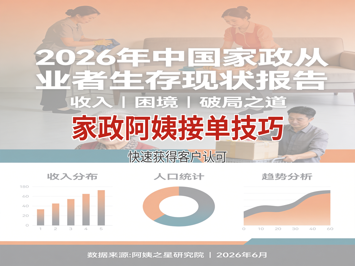家政阿姨接单技巧：如何快速获得客户认可