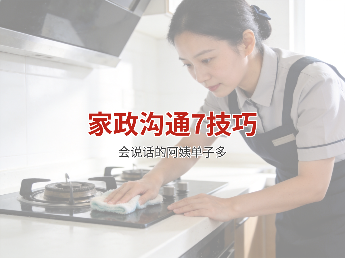 家政阿姨怎么跟雇主沟通 这7个技巧一定要会