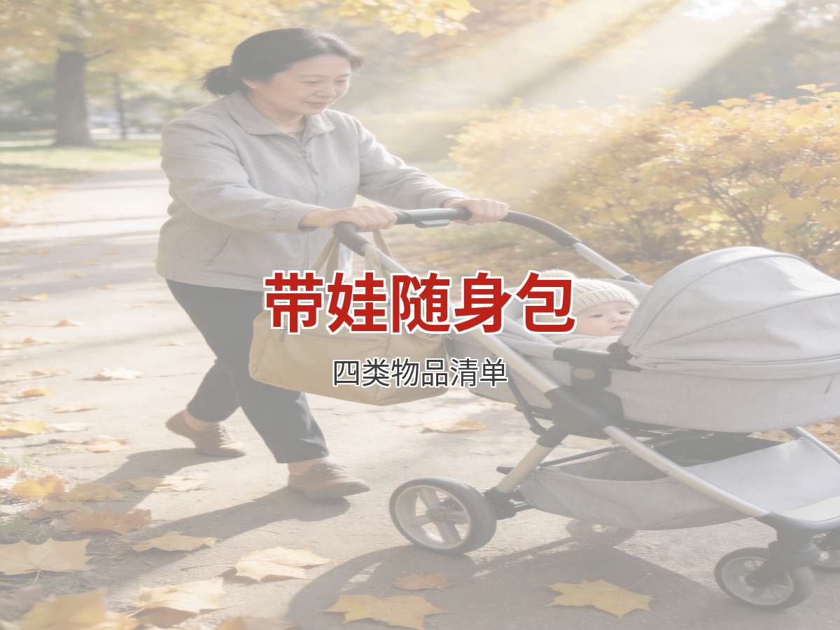 带宝宝出门的随身包：外出照护的物品清单