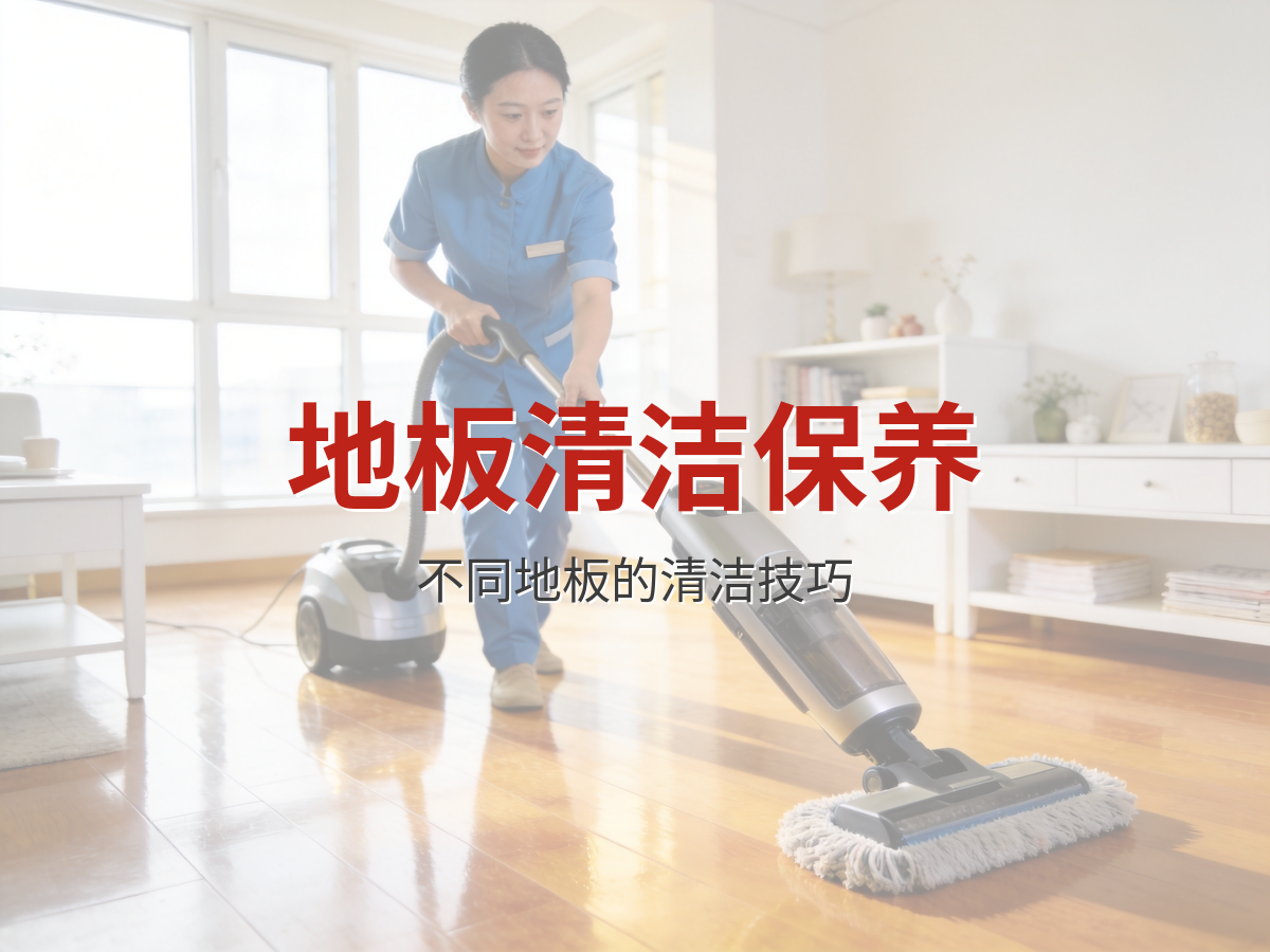 地板清洁和保养技巧：不同类型地板的正确清洁方法