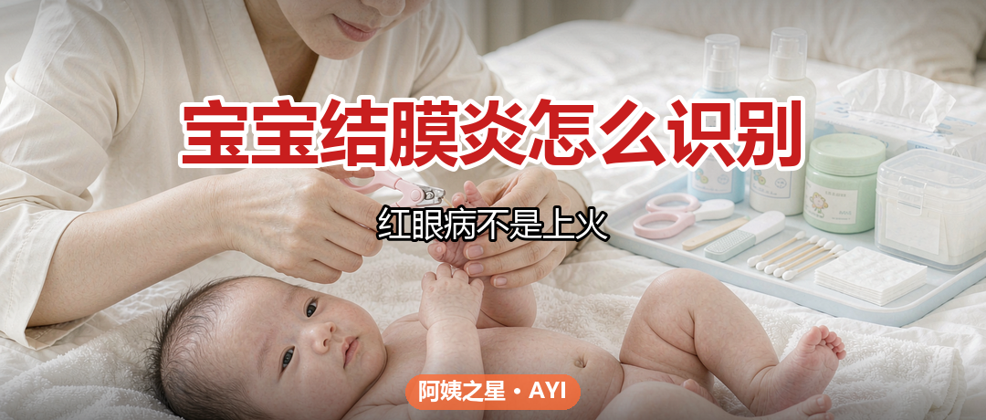宝宝结膜炎怎么识别：眼白发红、分泌物多和防传染