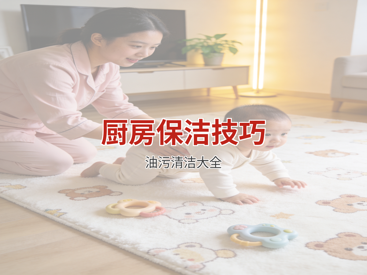 保洁阿姨怎么做厨房保洁？油污清洁技巧大全