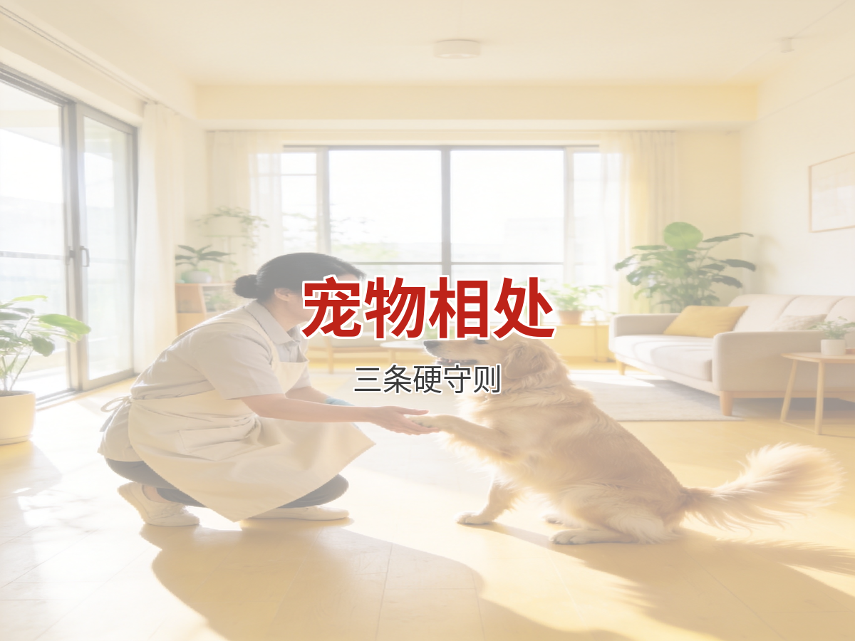 阿姨如何应对雇主家宠物：猫狗家庭的3条相处守则
