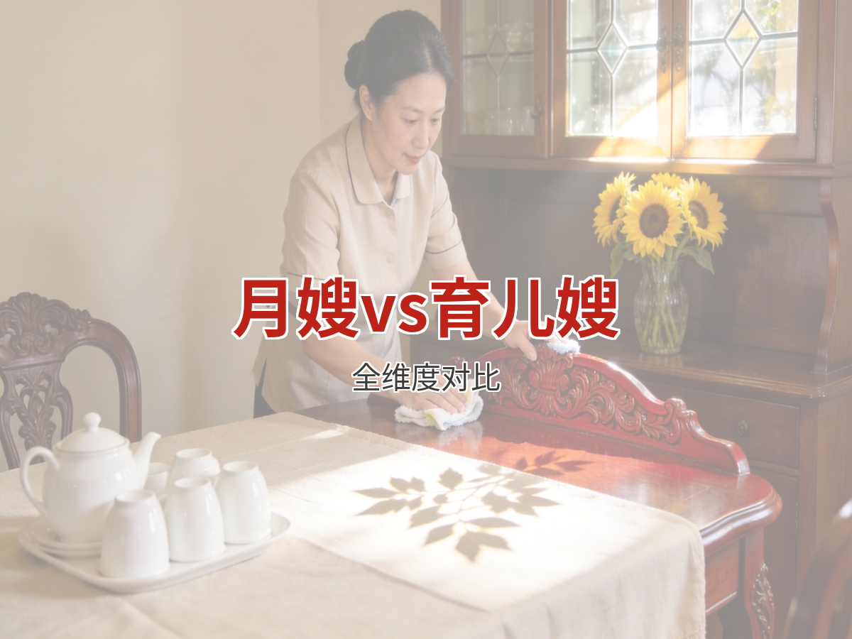 月嫂和育儿嫂到底差在哪？服务对象、技能、价格全对比