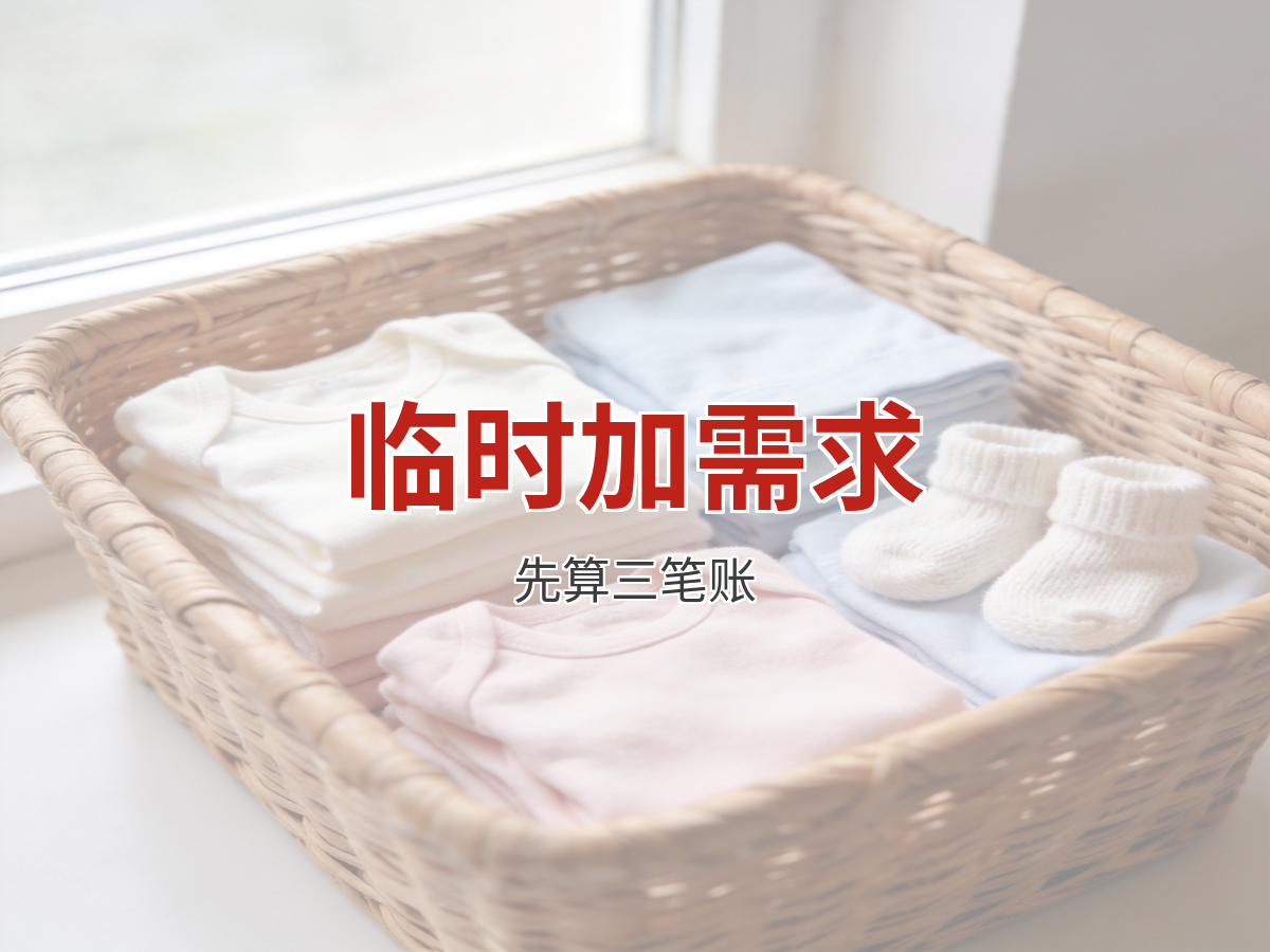 雇主临时加需求，接还是不接？先算这三笔账