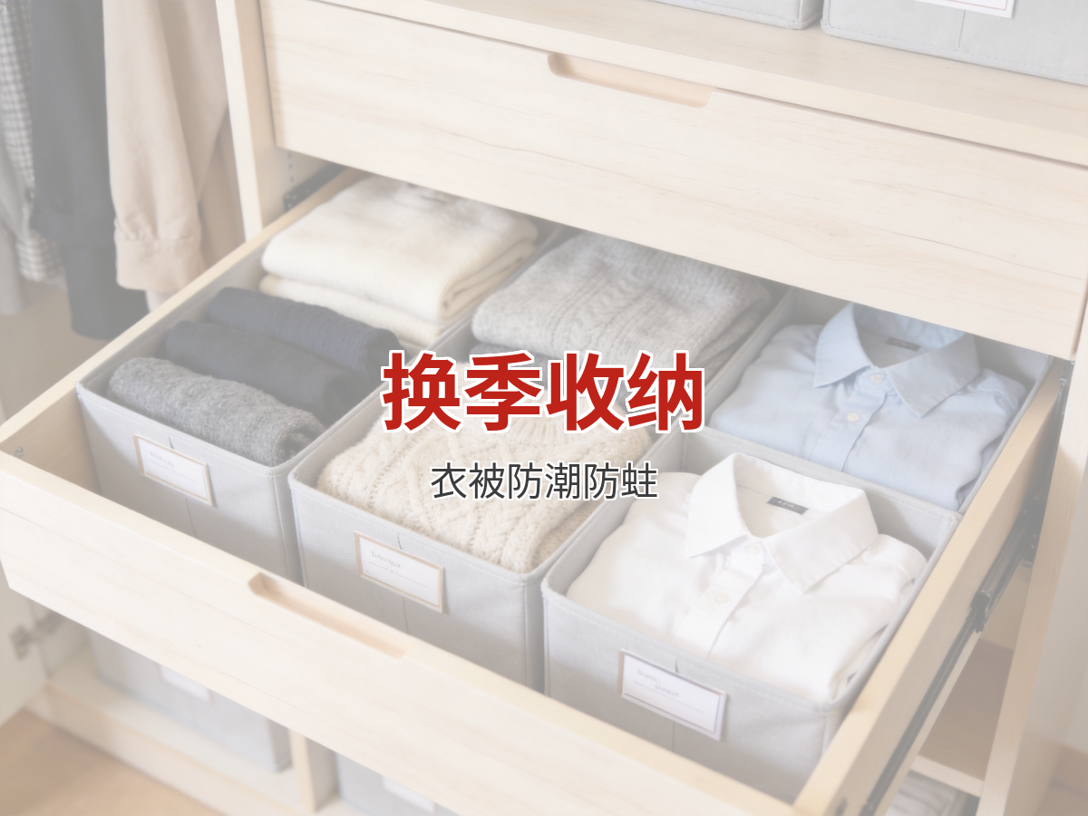 秋冬换季衣被收纳，防潮防蛀这样做