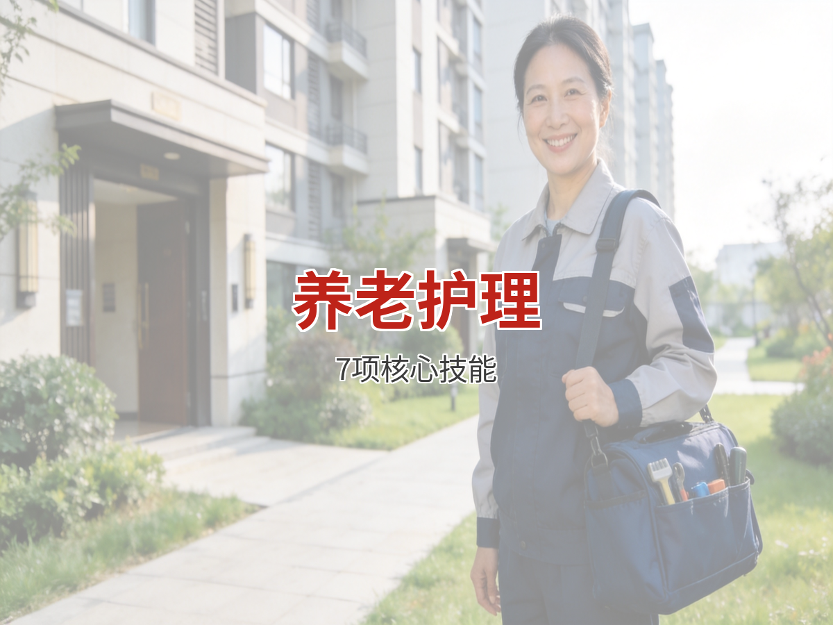 养老护理员必备的7项技能 全都会才是真专业