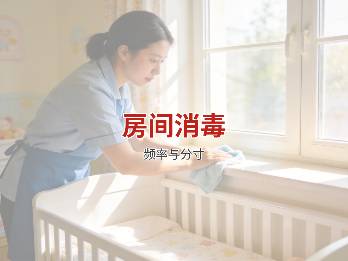 母婴房间清洁消毒：通风、物品消毒的频率与分寸