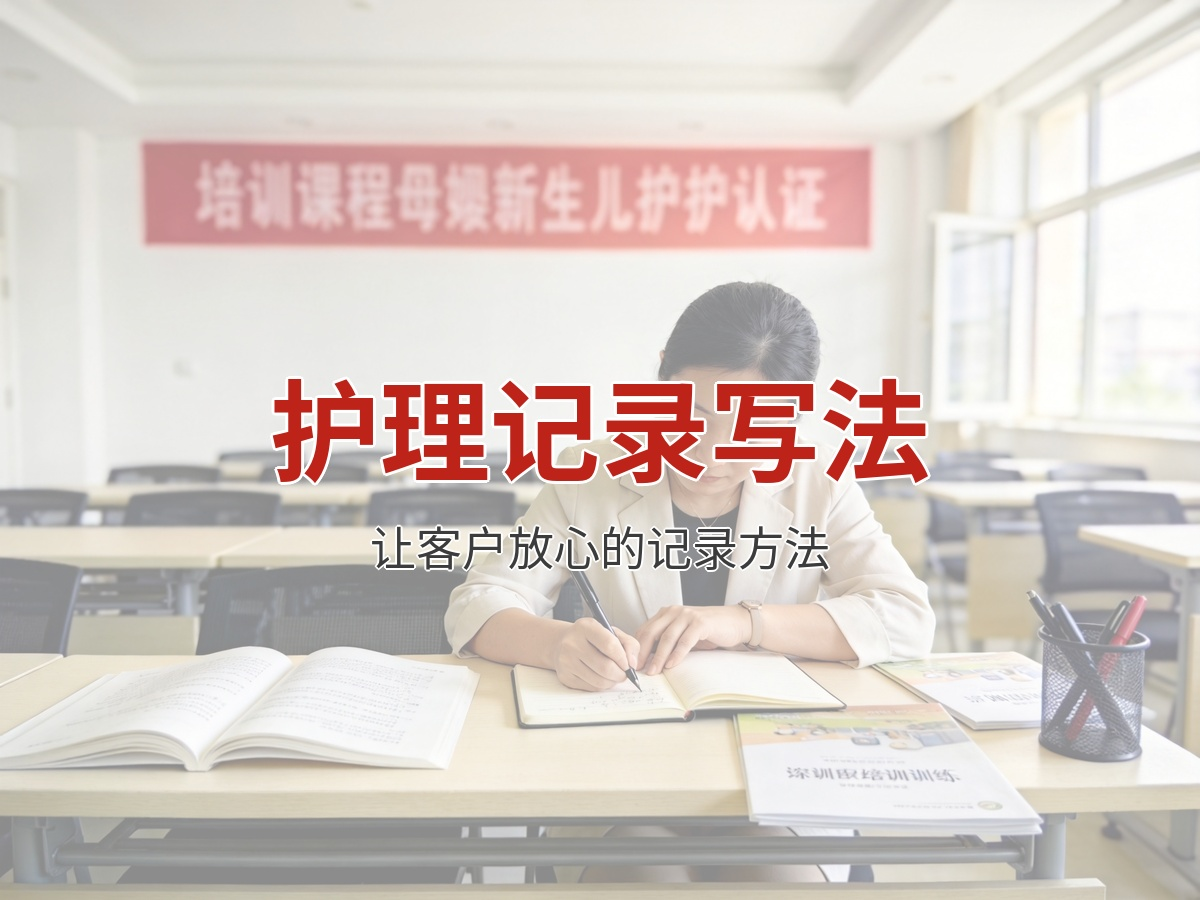 家政阿姨怎么写护理记录？让客户放心的记录方法