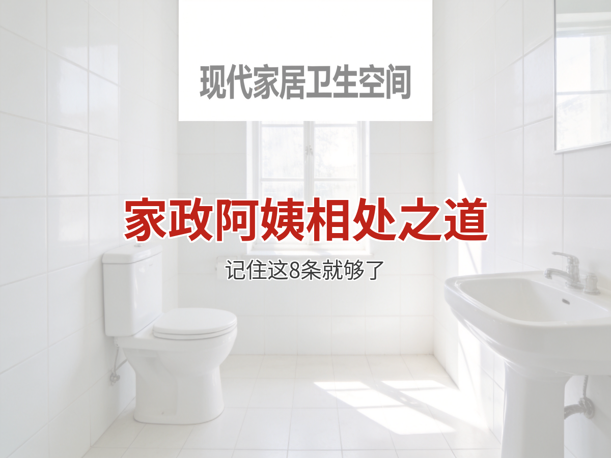 家政阿姨怎么跟雇主相处 记住这8条