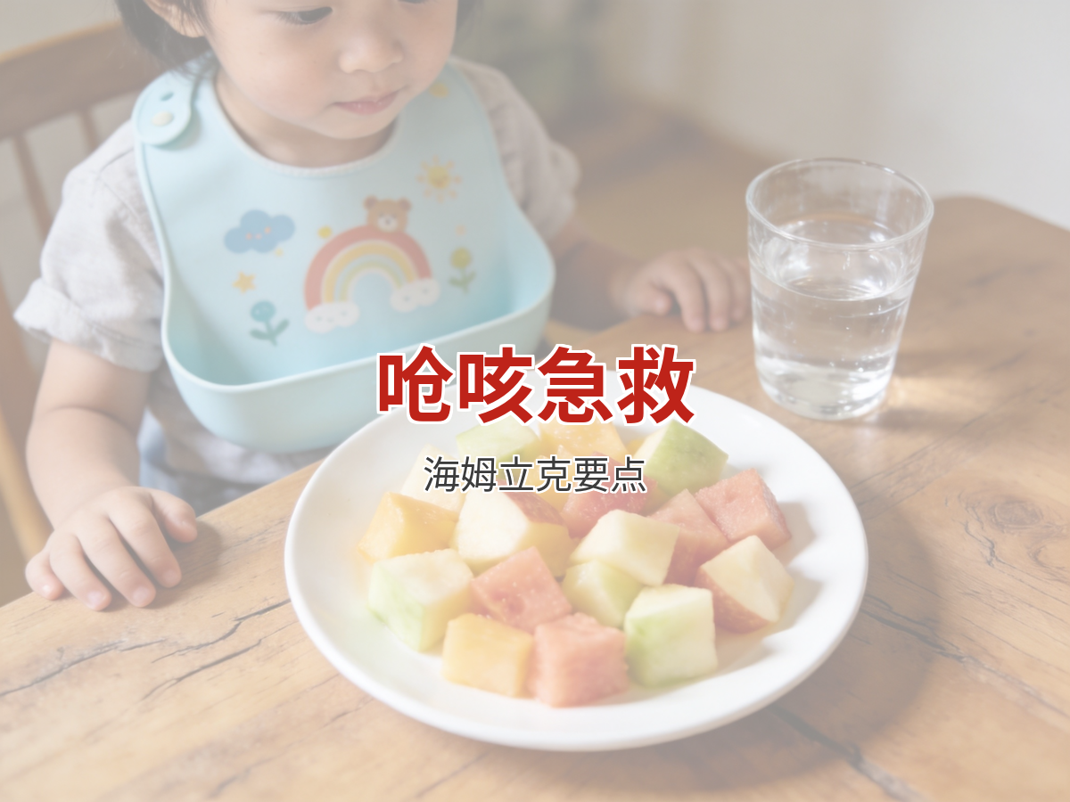 幼儿呛咳家庭急救：海姆立克手法的使用要点
