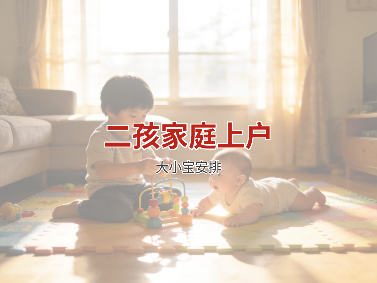 二孩家庭上户指南：大小宝同时照顾的时间怎么排
