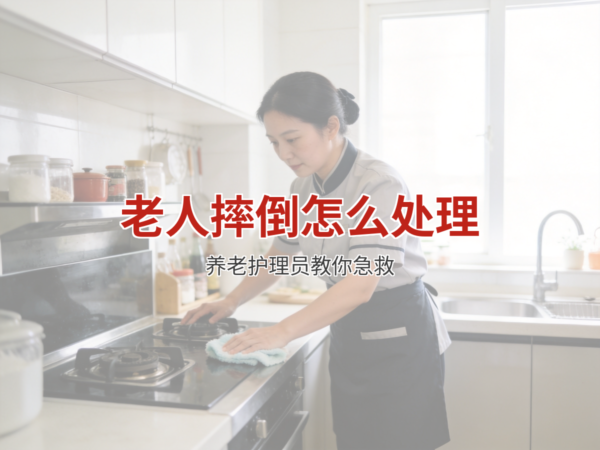 老人摔倒了怎么处理 养老护理员教你正确急救方法