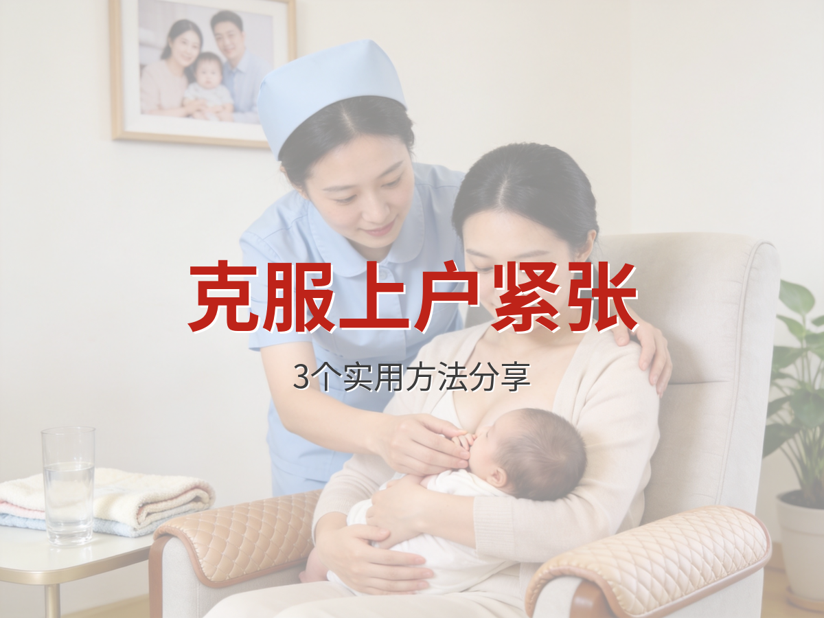 新手阿姨怎么克服上户紧张？过来人分享的3个实用方法