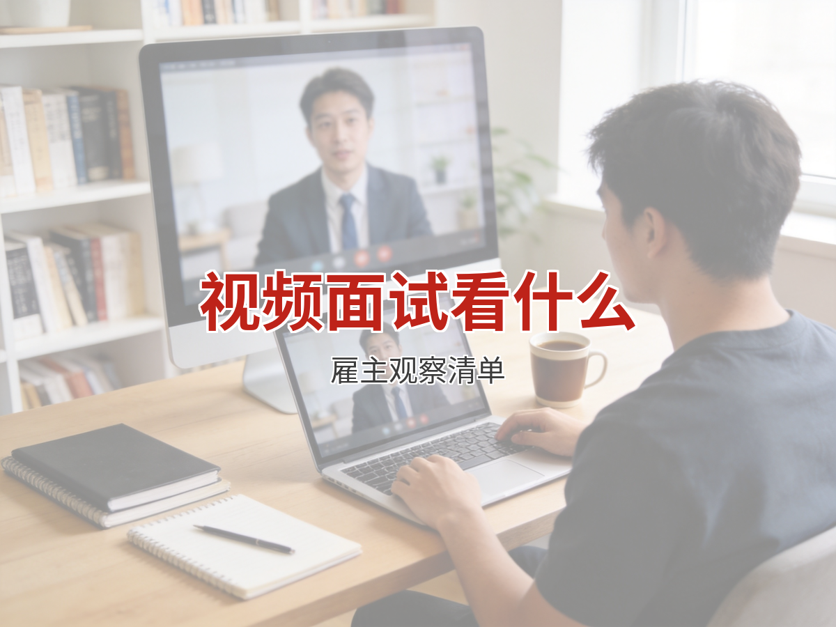 视频面试阿姨看什么？屏幕另一端的观察清单