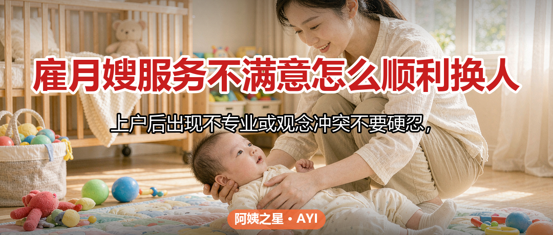 雇月嫂服务不满意怎么顺利换人