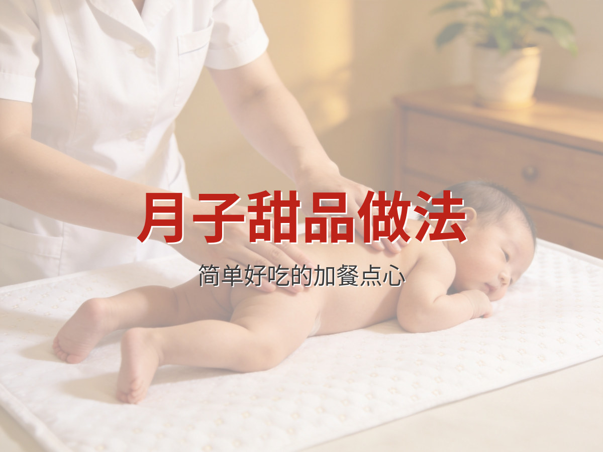 怎么给产妇做加餐点心？简单好吃的月子甜品做法