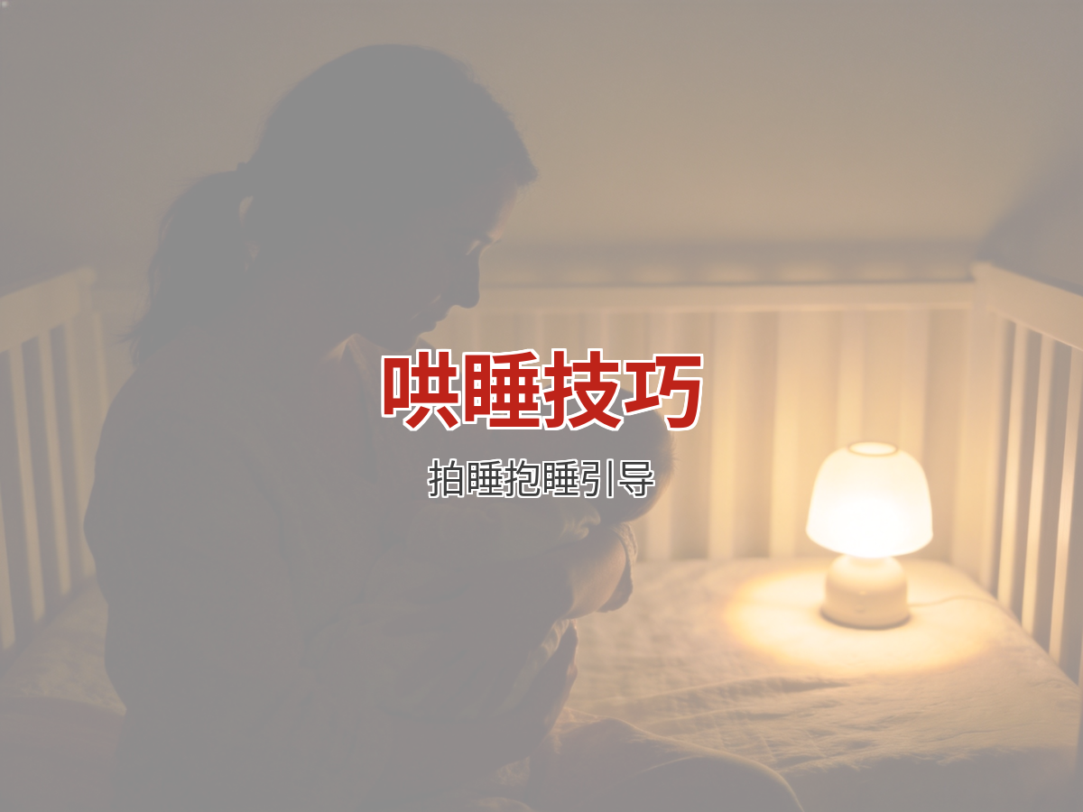 哄睡技巧盘点：拍睡、抱睡与自主入睡的引导