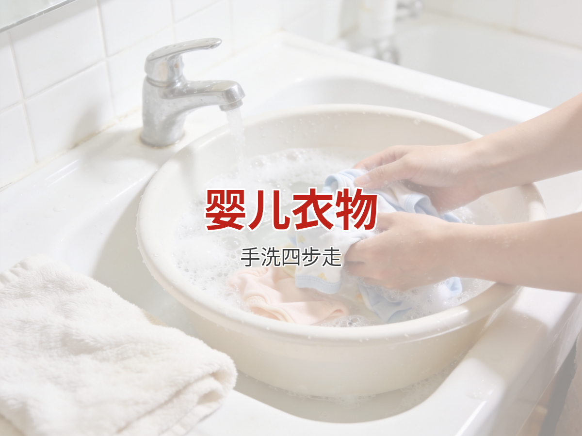 婴儿衣物手洗步骤：水温、洗涤剂与晾晒要点