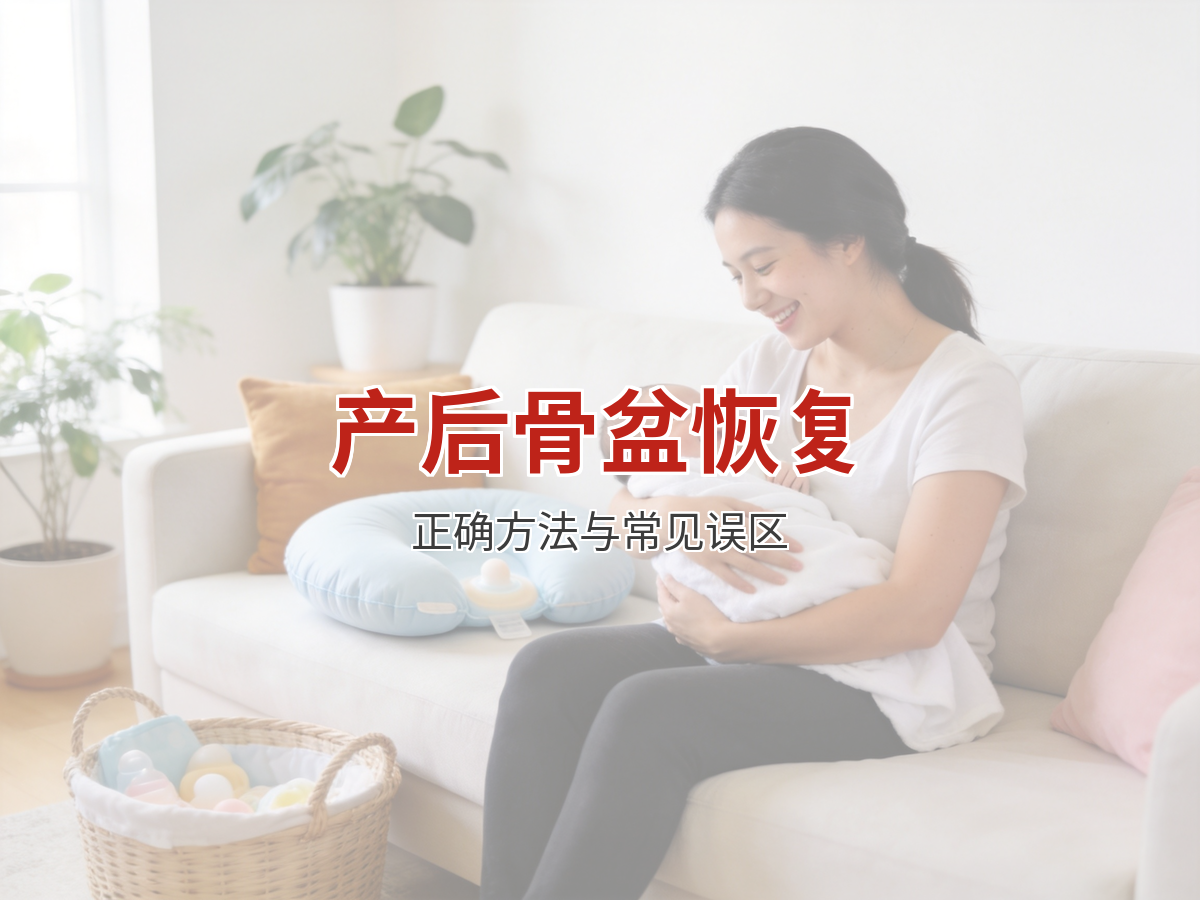 产后修复师教你：骨盆恢复的正确方法和常见误区
