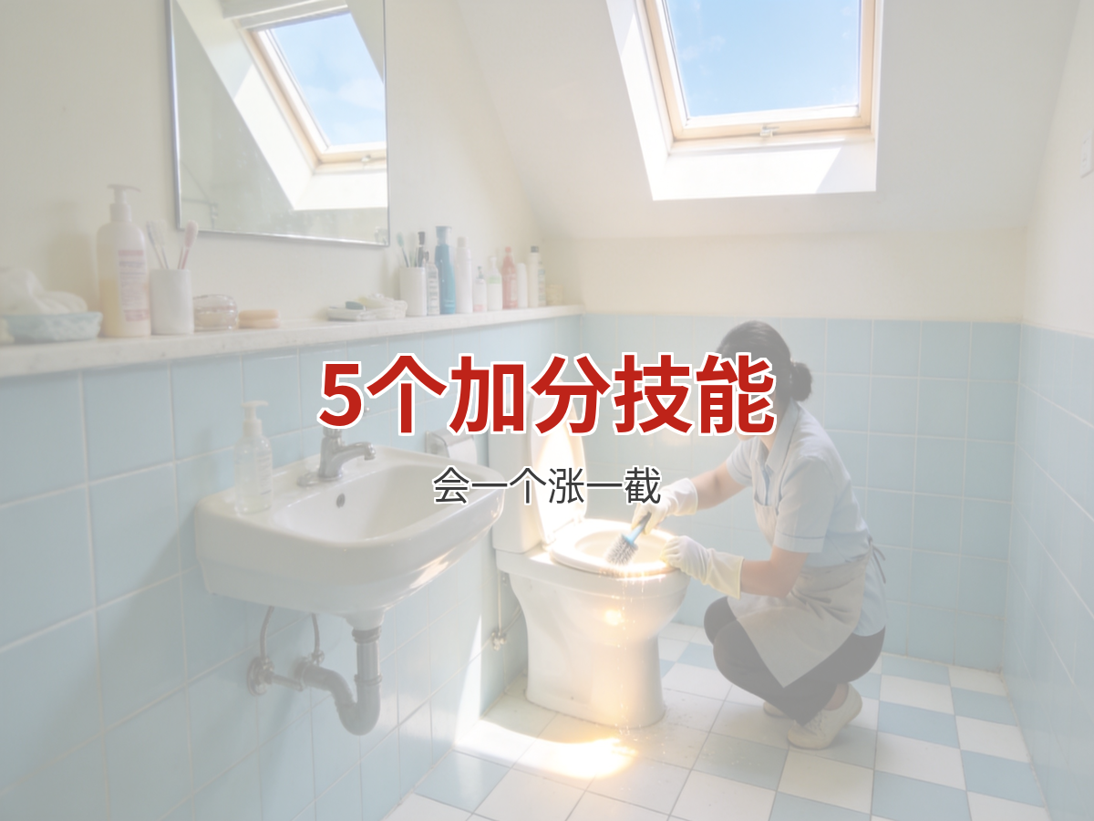 家政阿姨最吃香的5个加分技能 会一个工资高一截