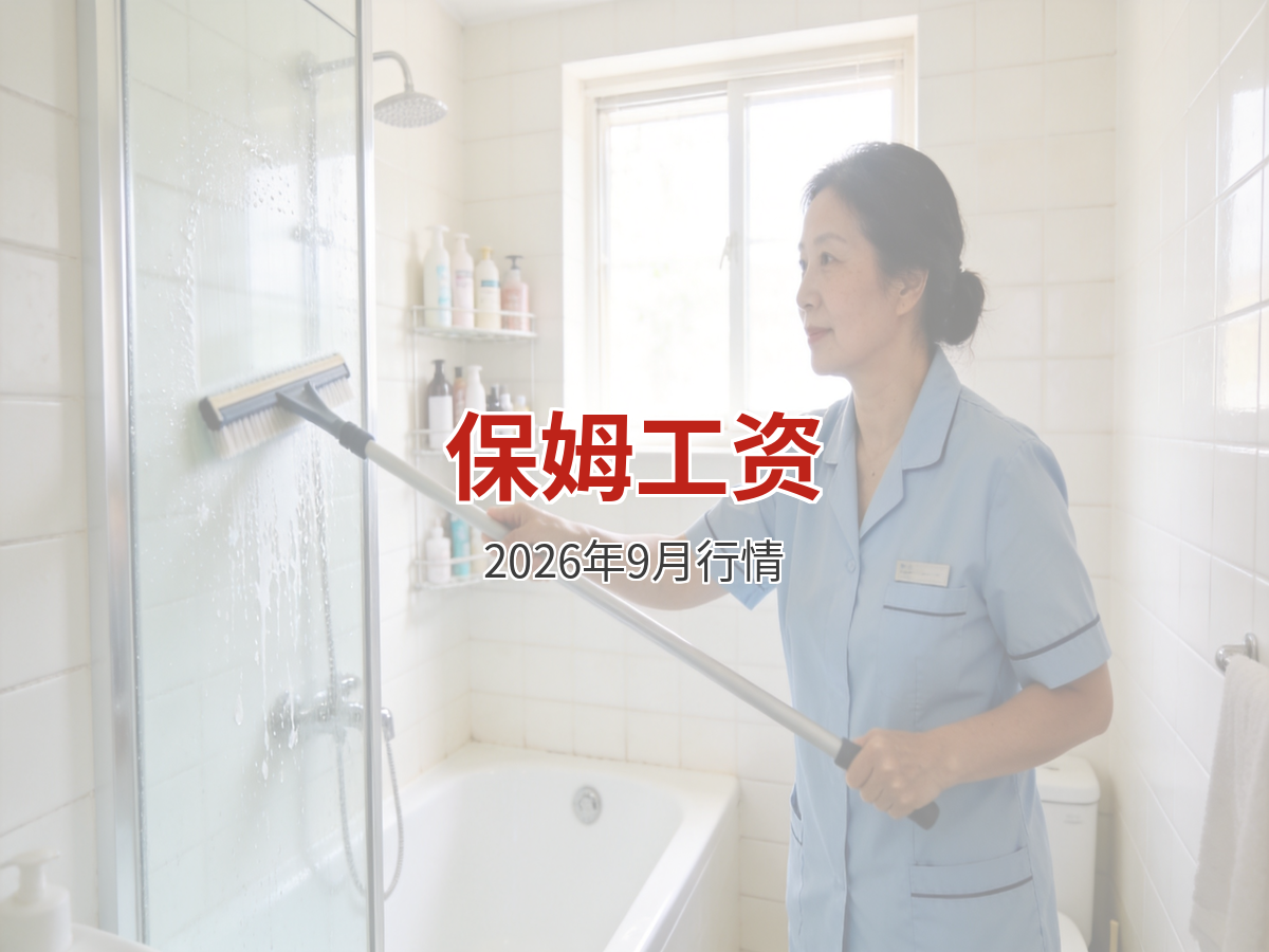 北京住家保姆一个月多少钱？2026年9月最新工资行情