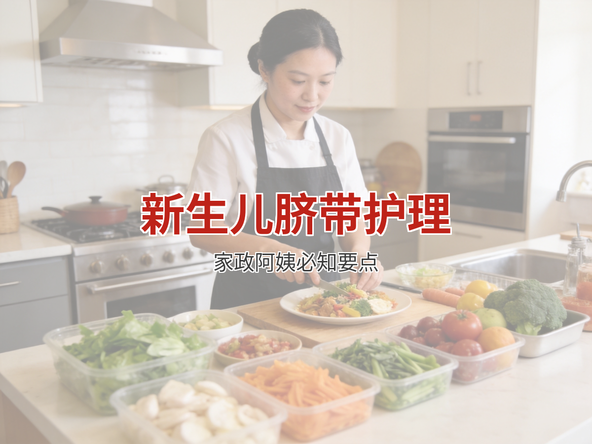 新生儿脐带护理方法，家政阿姨必知的日常护理要点