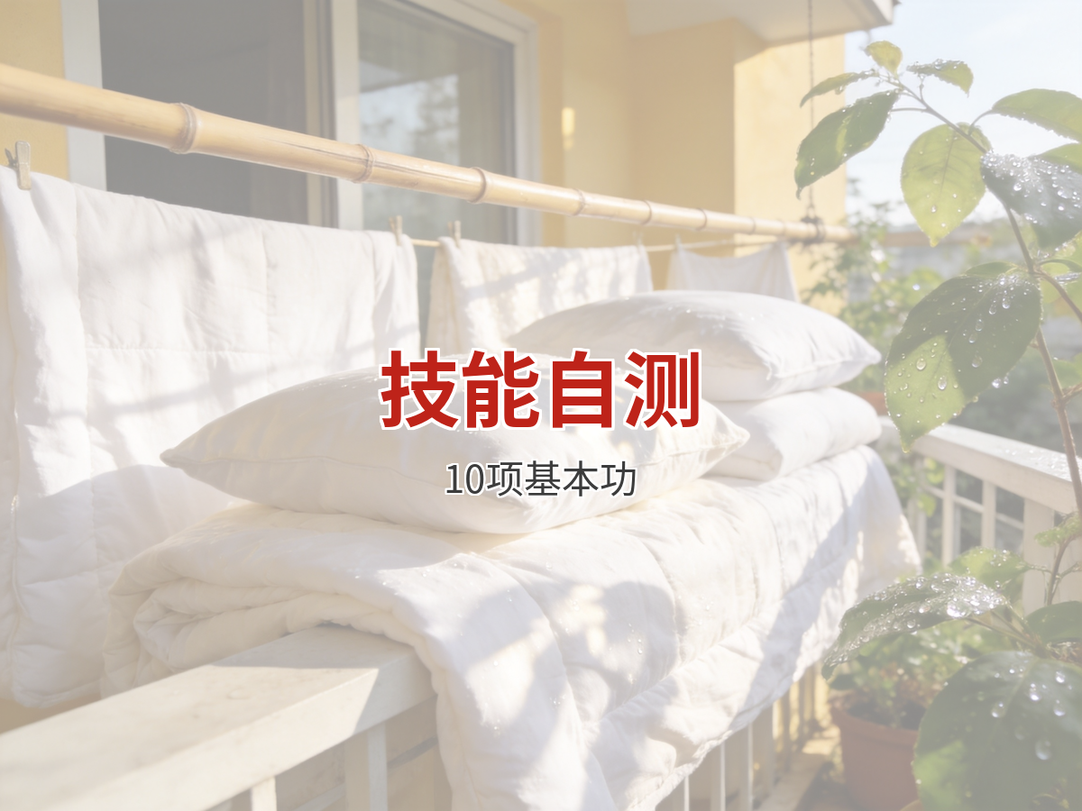 上户技能自测清单：月嫂育儿嫂的10项基本功